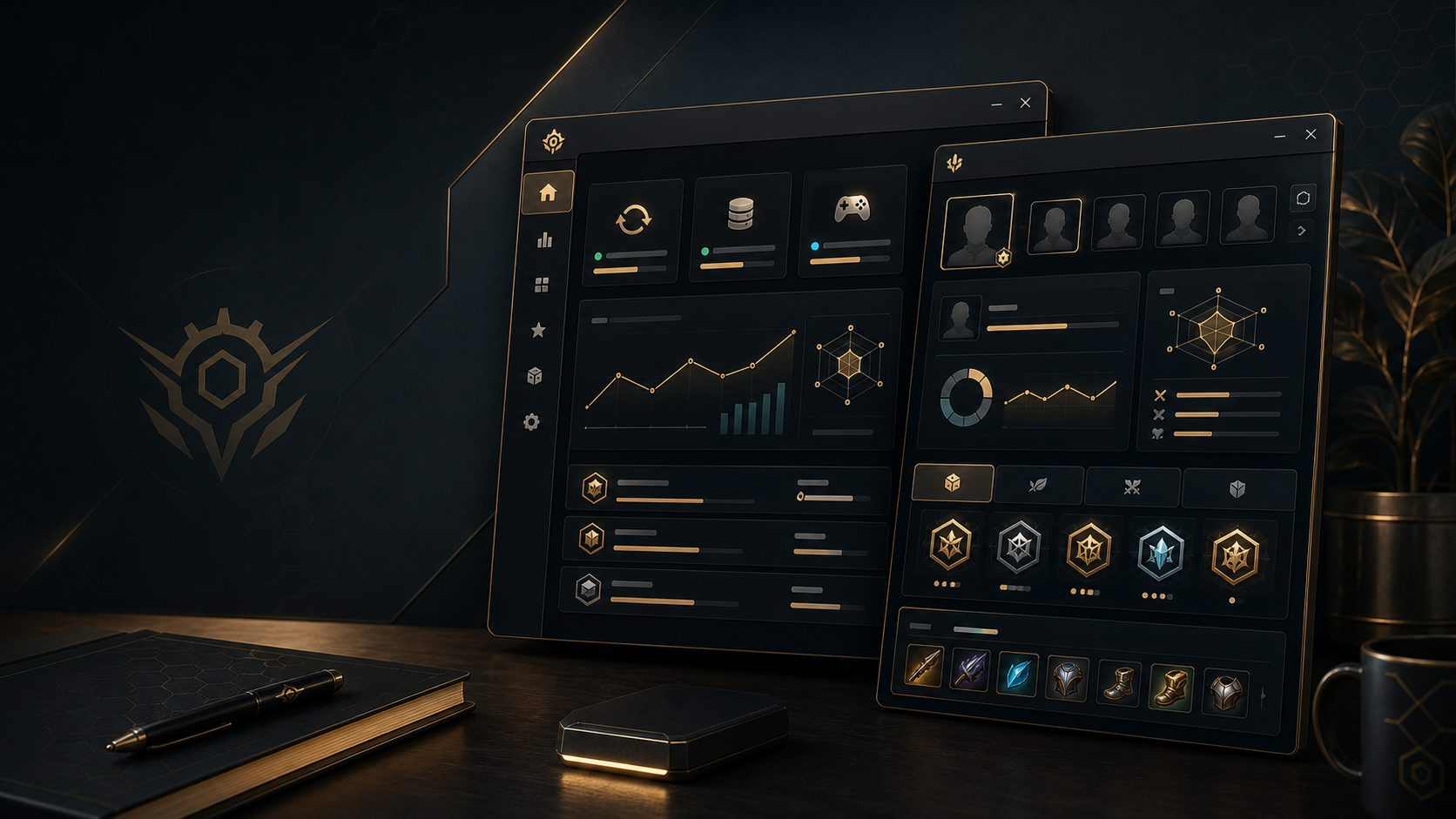 ARAMGG desktop client interface